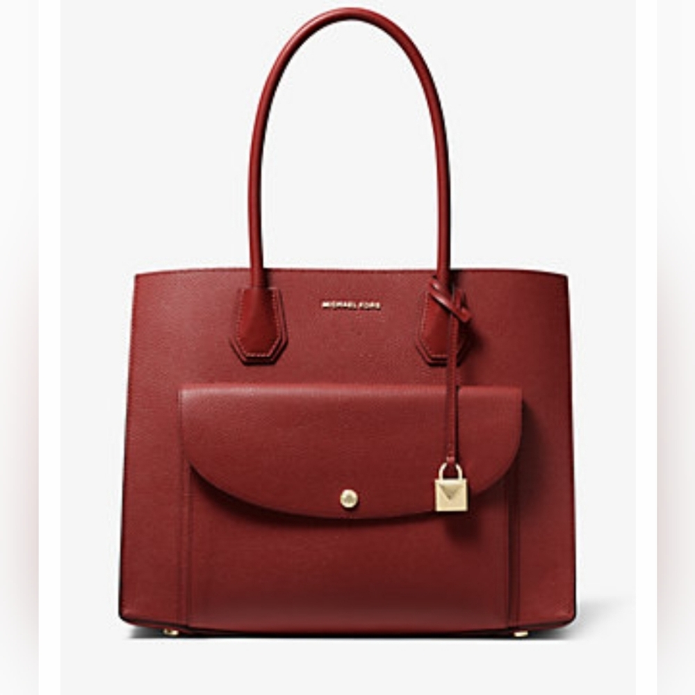 Michael Kors Ex Large Pebble leather Tote & Wallet Bundle